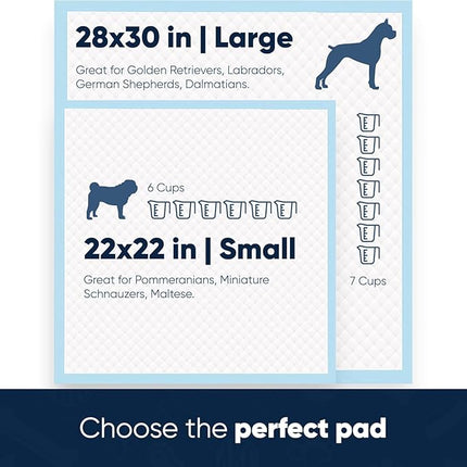 American Kennel Club Scented Puppy Training Pads with Ultra Absorbent Quick Dry Gel – 28 x 30 Pee Pads for Dogs - Fresh Scented - 50 Count, XL (Pack of 2)