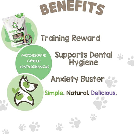 Nature Gnaws Pork Bully Stick Pretzels for Dogs 4-5" (15 Count) - Long Lasting for Light Chewers and Small Dogs - Natural Bacon Dog Chew Treats - Rawhide Free