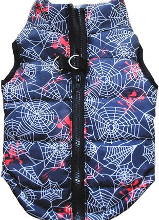Winter Dog Vest: Waterproof & Windproof - Warm Jacket for Small & Medium Dogs in Cold Weather - Spider XXS