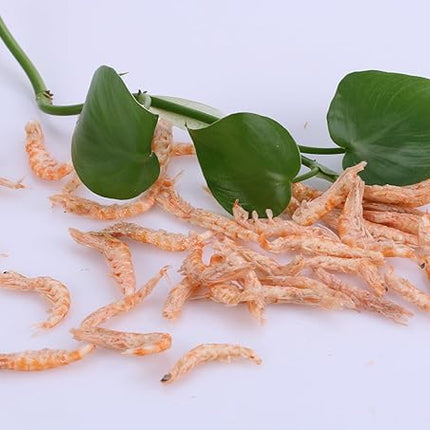Premium Freeze-Dried Krill & Shrimp Mix Ideal for Arowana, Koi, Tropical Cichlids, and Turtles High Protein Floating Aquarium Food (1000ml)