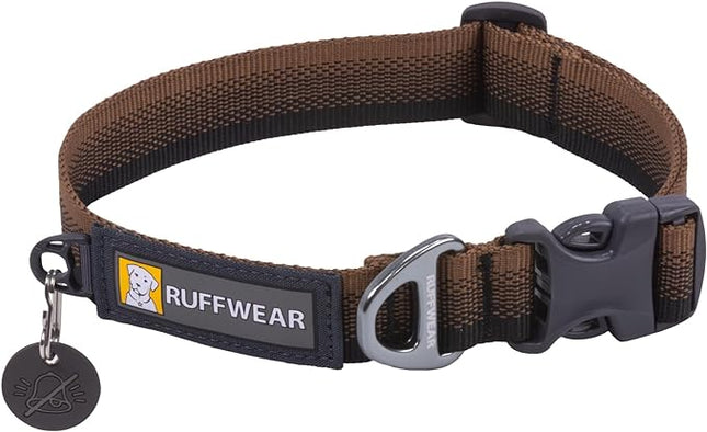 Ruffwear, Front Range Dog Collar, Adjustable Tubelok Webbing, Lightweight, Side Release Buckle, Aluminum V-Ring, Durable for Everyday Use, Moonlight Fade, 14"-20"