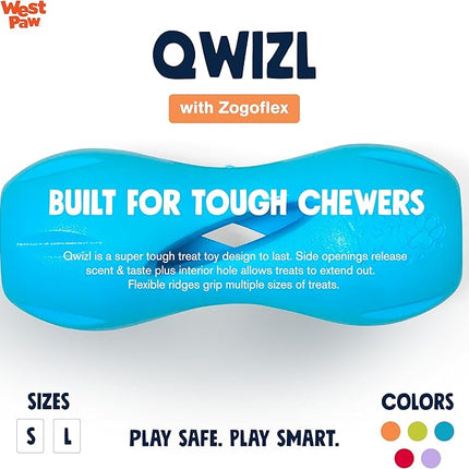 WEST PAW Design, Toy Dog Qwizl Aqua Small