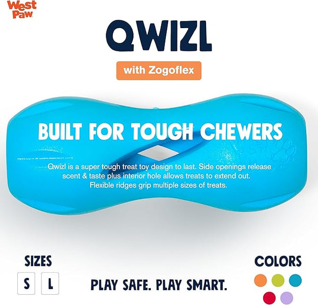 WEST PAW Design, Toy Dog Qwizl Aqua Small