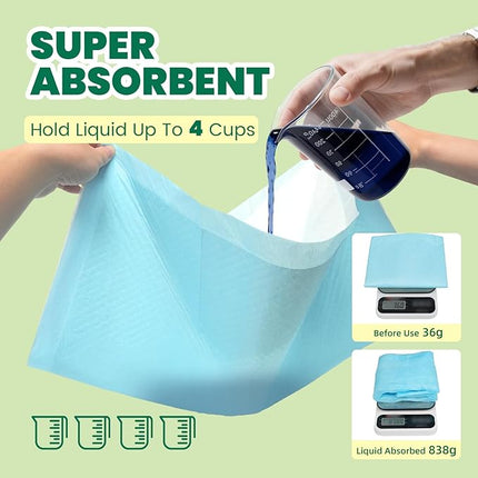 IMMCUTE Heavy Duty Puppy Pee Pads 22"x23"-100 Count | Dog Pee Training Pads Super Absorbent & Leak-Proof | Disposable Pet Piddle and Potty Pads for Puppies | Dogs | Doggie| Cats | Rabbits