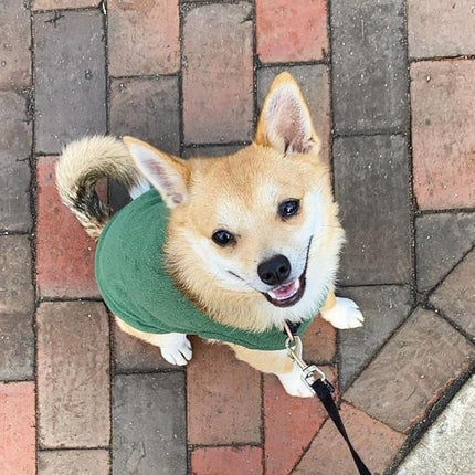 Gooby Stretch Fleece Vest Dog Sweater - Forest Green, X-Small - Warm Pullover Super Stretchy Fleece Dog Jacket for Small to Large Dogs