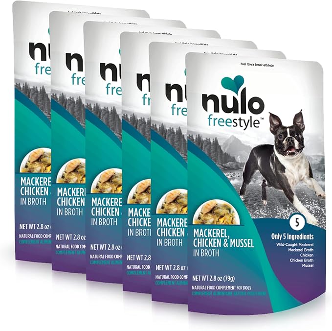 Nulo Freestyle Puppy & Dog Wet Dog Food Topper, Premium All Natural Grain-Free, Real Meat Dog Food Topper with High Animal-Based Protein and Only 5 or Less Ingredients with No Additives