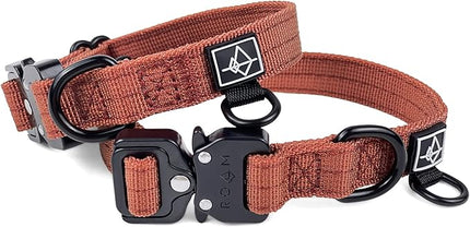 Made to ROAM Premium Dog Collar - Adjustable Heavy Duty Nylon Collar with Quick-Release Metal Buckle (Arizona Sunkissed, Classic Size 5)