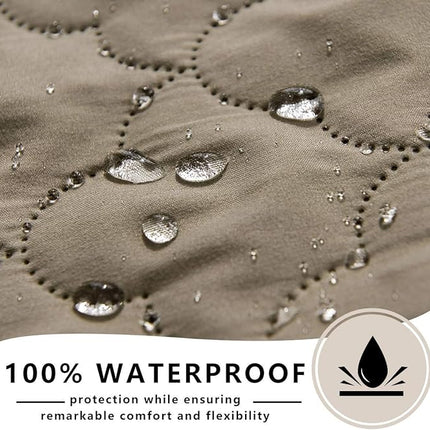 SPXTEX Dog Bed Cover Washable Pee Pads Dog Blankets for Puppy Large Dog Cat,Sofa Reversible Changing Pad Reusable 1 Piece（82"x82",Beige）