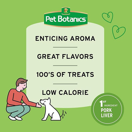 Pet Botanics 4 oz. Pouch Training Reward Mini Soft & Chewy, Duck and Bacon Flavor, with 200 Treats Per Bag, The Choice of Top Trainers