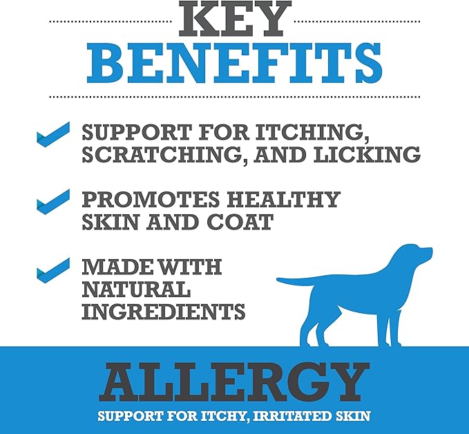 WINPRO Dog Allergy Relief Chews – Plasma-Powered Soft Chews for Dogs – Grain-Free, Natural Blood Protein Supplements – Anti-Itch, Skin & Allergy Relief – 60 Chews, Made in The USA