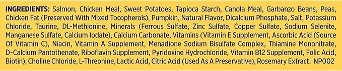 Nature’s Recipe Grain Free Dry Dog Food Salmon, Sweet Potato & Pumpkin Recipe, 24 lb. Bag