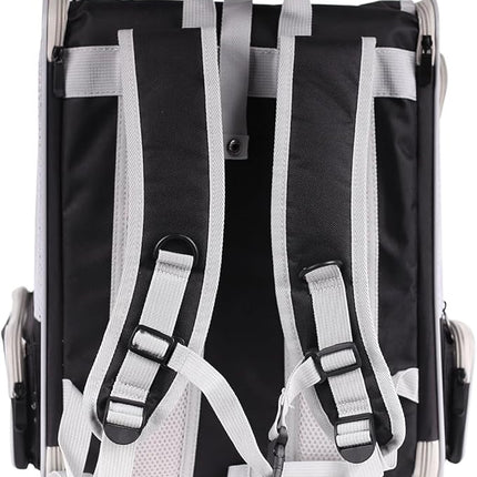 Bird Backpack Carrier with Stand Perch, Bird Travel Backpack for Hiking, Airline Approved Green Bird Backpack