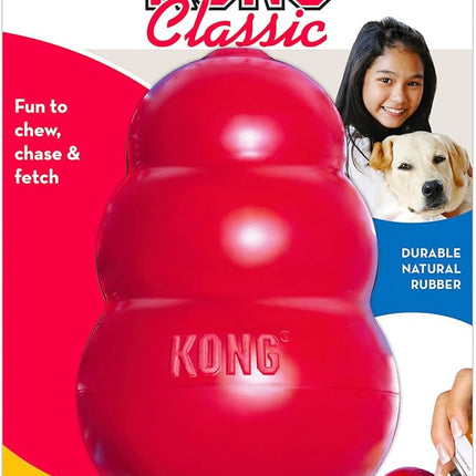 KONG Classic Stuffable Dog Toy - Fetch & Chew Toy for Dogs - Treat-Filling Capabilities & Erratic Bounce for Extended Play Time - Durable Natural Rubber Material - for XX-Large Dogs