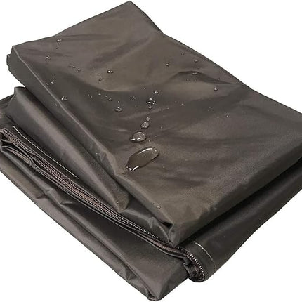 Dogbed4less Large Orthopedic Gel Infused Memory Foam Dog Bed, Waterproof Liner with Durable Canvas Cover, 41X27X4 Inch, Olive Green (Fit 42X28 Crate)