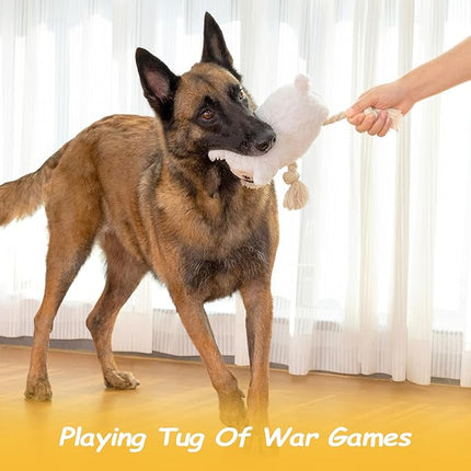 Large Dog Squeaky Toys, Stuffed Animal Dog Chew Toy, Durable Plush Toy for Puppy, Small, Middle, Large Dogs