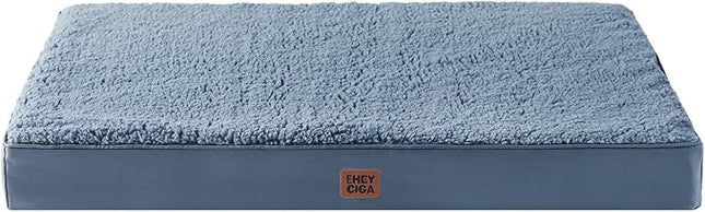 EHEYCIGA Orthopedic XXL Dog Beds for Jumbo Dogs with Removable Washable Cover,Spa Blue, 50x36