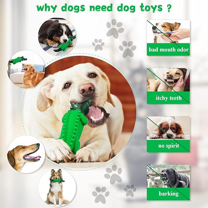 Dog Chew Toys for Aggressive Chewers -Indestructible Dog Toys for Large Dogs to Reduce Pet Anxiety and Boredom for Small, Medium, Large Breed