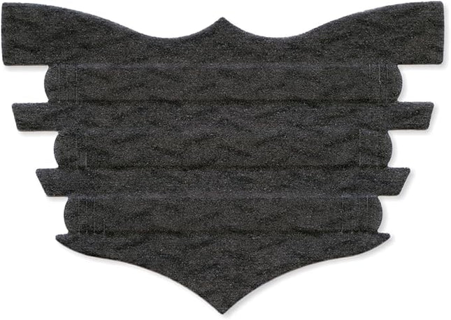 Flair Equine Nasal Strips for Horses (Black, 6 Pack), Adhesive Equine Nasal Strips & Support, Breathing Improvement for Competition and Training Horses, Equine Health Supplies, Breathing Aid