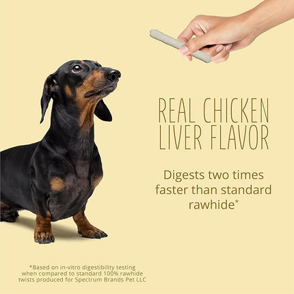 Better Belly Highly Digestible Rawhide Small Roll Chews, Treat Your Dog to a Chew with NO Artificial Colors or Flavors