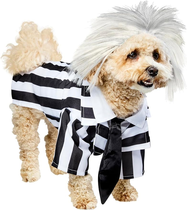 Beetlejuice: Beetlejuice Pet Costume for For Dogs or Cats by Rubies, Medium