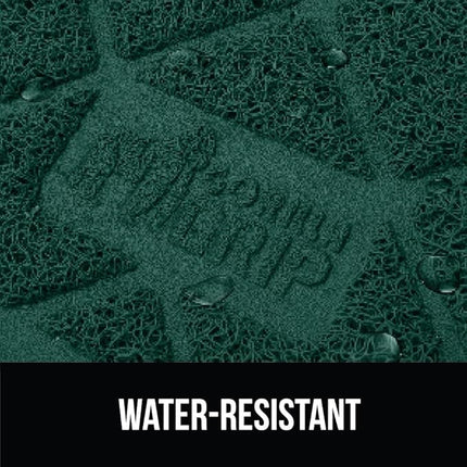 GORILLA GRIP Cat Litter Box Mat, 47x35, Water Resistant, US Designed Kitty Litter Trapping Mats, Easy to Clean, Scatter Control, Less Mess and Clean Floors, Kitten Supplies for Indoor Cats, Dark Green