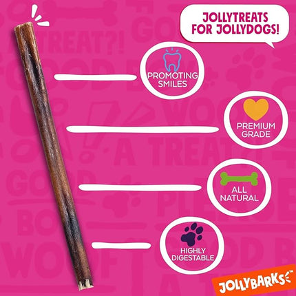 Bully Sticks for Small Dogs | All Natural, Single Ingredient Bully Sticks for Puppies to Medium Dogs (12" Stnd Bully Sticks - 1pk)