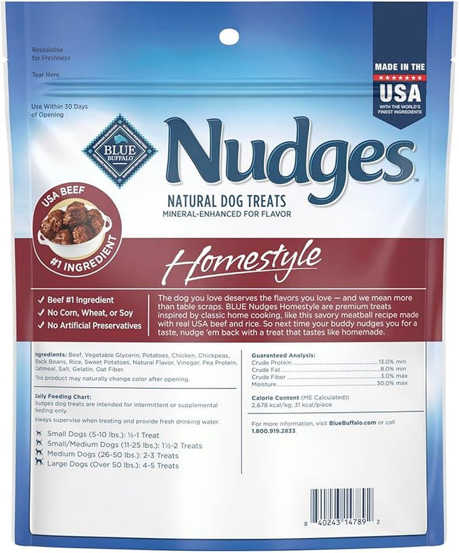 Blue Buffalo Nudges Homestyle Natural Beef and Rice Dog Treats