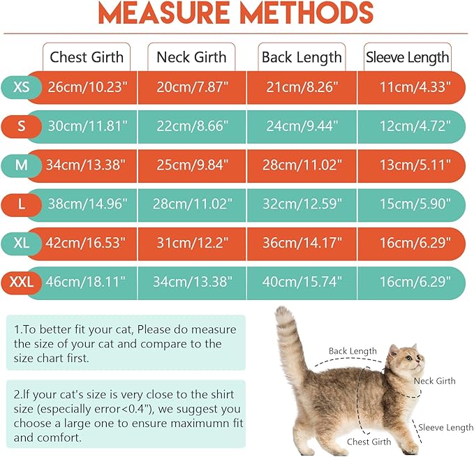 Sticky Cat Clothes Stretchy, Sphynx Hairless Sweater & Pajamas for Cats only, Soft Cat Onesie for Cats After Surgery Female Male & Hair Loss Prevention, Orange S
