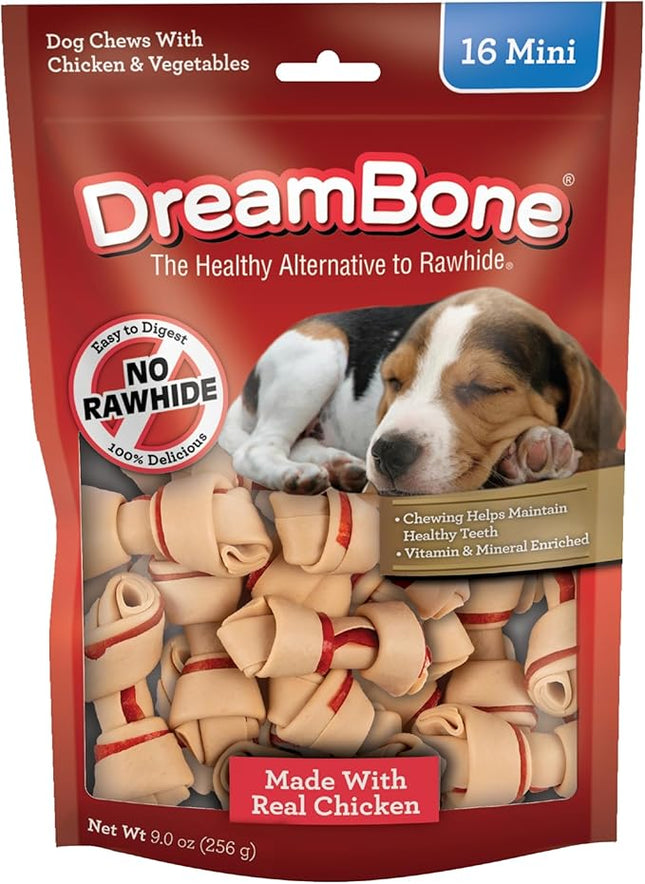 DreamBone Mini Chew, Treat Your Dog to a Chew Made with Real Meat and Vegetables