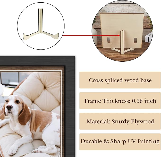 Custom Dog Memorial Gifts for Loss of Dog, Customized Pet Memorial Gifts, Personalized Dog Memorial Collar Picture Frame, in Memory of Dog, Loss of Pet Sympathy Gifts, Memorial Gifts for Cats