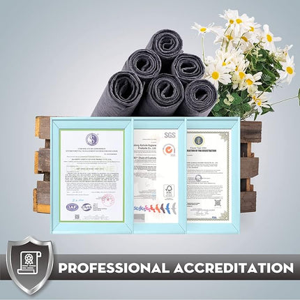 CROCI Charcoal Puppy Pads with Adhesive Tabs, 28x34in Extra Large Pee Pads for Dogs, Odor-Control Super Absorbent Quick-Dry Leak-Proof, Disposable (40 Counts)