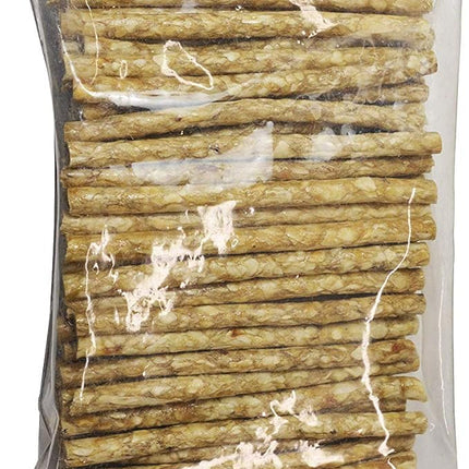 Cadet Premium Grade Rawhide for Dogs, Long-Lasting Munchy Sticks, Single-Ingredient Dog Chews, Peanut Butter Flavor, 5-Inch, 100 Count