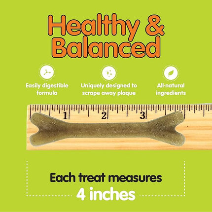 FIDO - Super Breath Dental Care Bones for Dogs - 8 Treats Per Pack (3 Pack) - Dog Dental Treats for Medium Dogs (Made in USA) - Dog Dental Chews Help Reduce Plaque, Tartar Buildup, and Freshens Breath