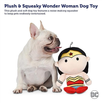 DC Comics for Pets Superman Large Plush Figure Dog Toy | Squeaky Plush Dog Chew Toy for All Dogs | Fun, Soft, and Safe Jumbo Size Superman Dog Toy, 12 Inch