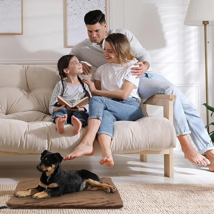 NAMOTEK Pet Heating Pad, Waterproof Heated Mat with Chew Resistant Cord Safe Electric Auto Constant Temperature Heating Pad for Dogs and Cats Indoor Warming Pad 19.7" x15.7"