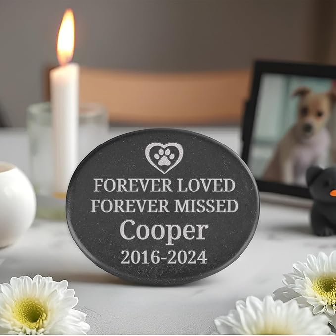 Pet Memorial Stone for Dogs, Dog Memorial Stones, Pet Sympathy Gifts, Dog Memorial Gifts, Pet Loss Gifts, Loss of Pet, in Loving Memory of Pet