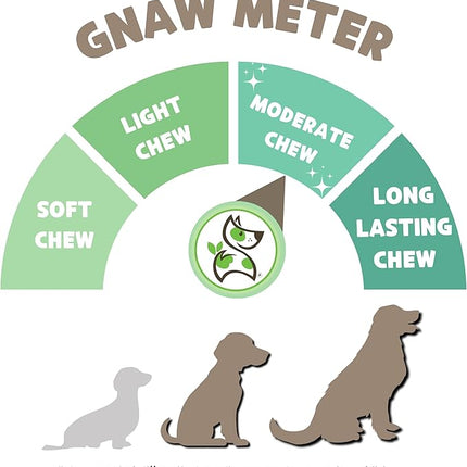 Nature Gnaws Beef Tendons for Dogs 7-11" (12 Count) - Long Lasting for Aggressive Chewers & Large Dogs - Natural Beef Jerky Dog Chew Bones - Rawhide Free