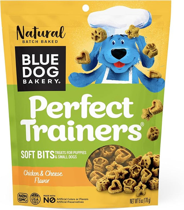 Blue Dog Bakery Natural Dog Treats, Perfect Trainers, Low Calorie Dog Training Treats, Chicken & Cheese Flavor, 6oz, 1 Count