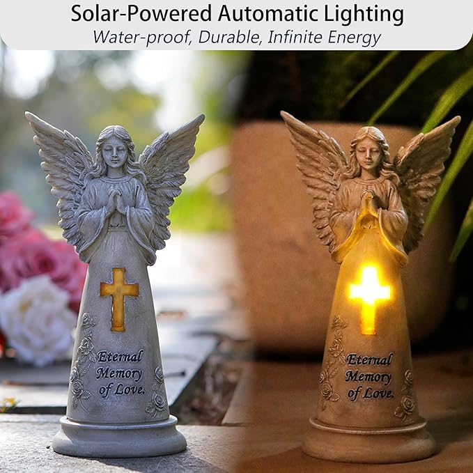 Dog Memorial Gifts for Loss of Dogs - Pet Loss Sympathy Gifts, Dog Passing Away Bereavement Gift, Remembrance Grieving Dogs Angel Figurine Statue for Pet Lover