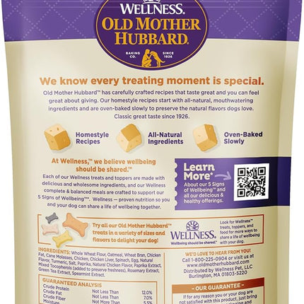 Old Mother Hubbard Wellness Training Bitz Assorted Mix Dog Biscuits, Natural, Training Treats, Three Flavors, Small Size, (8 Ounce Bag) (Pack of 2)