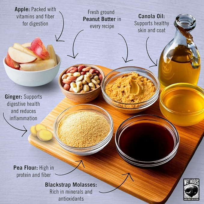 Grain-Free Organic Crunchy Dog Treats – for All Pet Sizes, Breeds – All-Natural Puppy Treat – 100% Human-Grade – Delicious Snacks for Dogs – 14 Oz., Grain Free - Apple Ginger, 2 X 14oz Box