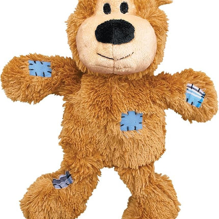 KONG Wild Knots Bears - Durable Dog Toys with Internal Knotted Ropes and Minimal Stuffing for Less Mess (Assorted Colors) (Medium/Large)