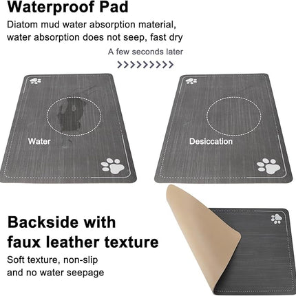 RIZZARI Automatic Pet Water Dispenser: 5L White Cats and Dogs Gravity Feeder - Stainless Steel Bowl - Outdoor Hiking Use.