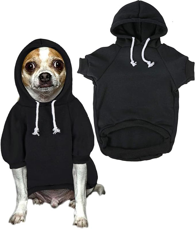 Blank Dog Sweatshirt Pet Hoodie for Medium Dogs Doggie Clothes