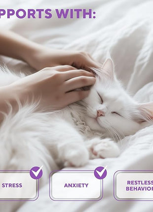 Calming Pheromone Spray & Scratch Repellent for Cats - Reduces Scratching Furniture, Pee - During Travel, Fireworks, Thunder, Vet Zone - Helps with Stress, Fighting, Hiding (1 pack 1.7 oz)