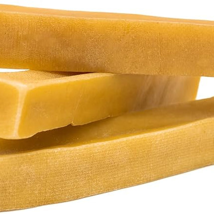 Bully Bunches Large Authentic Yak Cheese Himalayan Chews for Large Dogs & Heavy Chewers - All Natural Dog Treat Dental Chews, Made with Real Yak Milk - Lactose & Rawhide Free (6 Pk)
