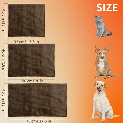 NAMOTEK Pet Heating Pad Adjustable Temperature with Timer, Waterproof Heated Mat with Chew Resistant Cord, Auto Power-Off Electric Indoor Pet Heat Pad for Dogs and Cats