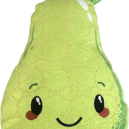 Bite Force -Durable & Strong Dog Toy Mr. Pear with Squeaker, Kevlar-Reinforced for Aggressive Chewers for Small Medium Large Dogs - Green.
