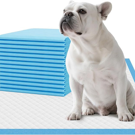 IMMCUTE Puppy Pee Pads 22"x23", 50 Count, Super Absorbent Leak-Proof Disposable Dog Training Pads for Puppies, Adult Dogs Cats & Other Pets Potty Piddle Pads for Crate, Kennel & Indoor/Outdoor Use