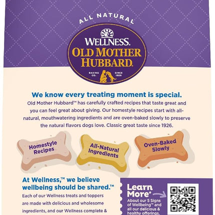 Old Mother Hubbard Wellness Original Mix Dog Biscuits, Natural, Training Treats, Four Flavors, Small Size, (20 Ounce Bag)
